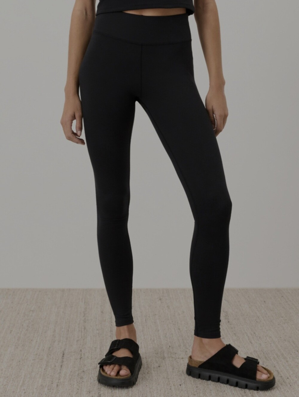 NWOT- Pact Organic Black High-Waist Leggings